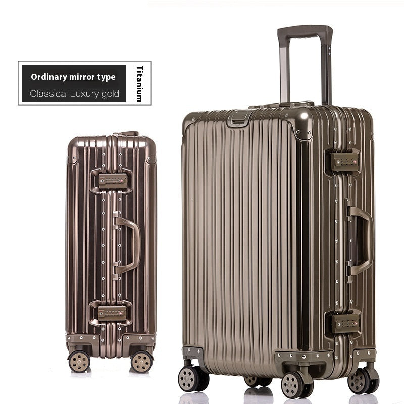 Aluminum Magnesium Luggage Password Case
