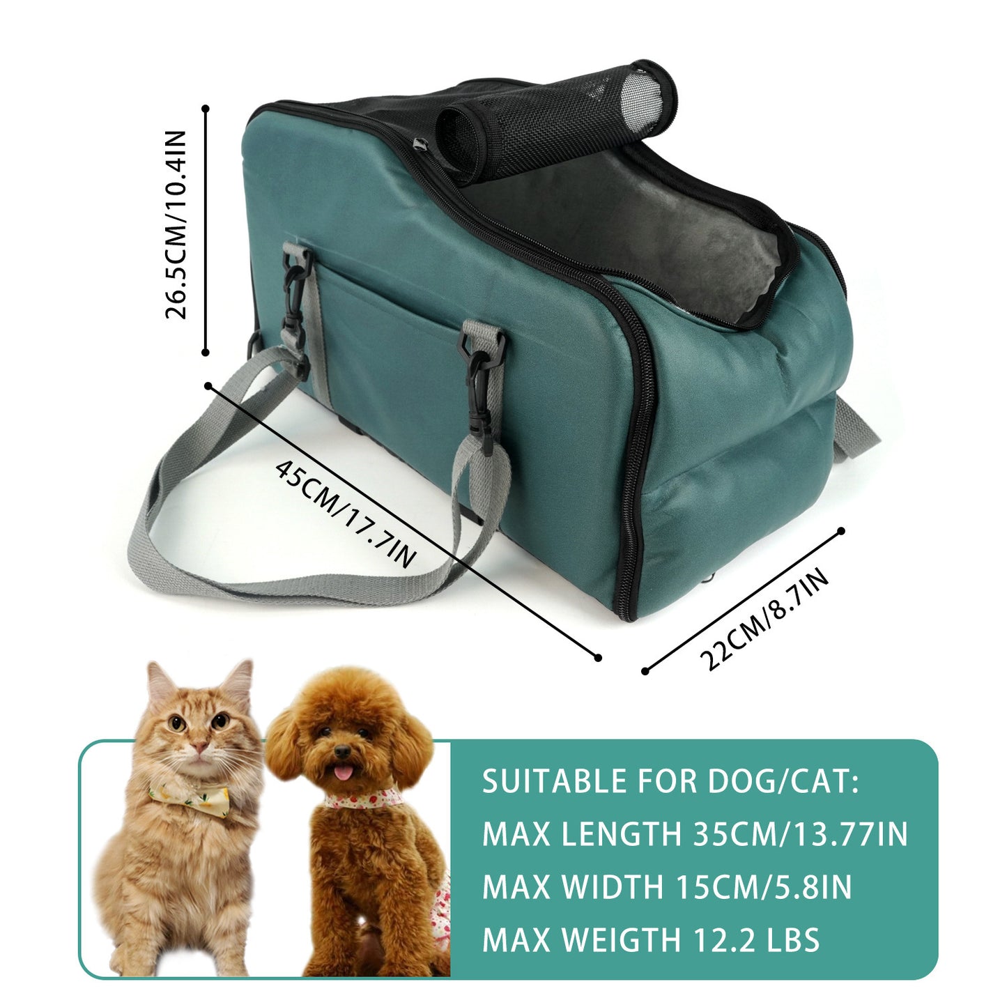 Removable And Washable Portable Car Kennel