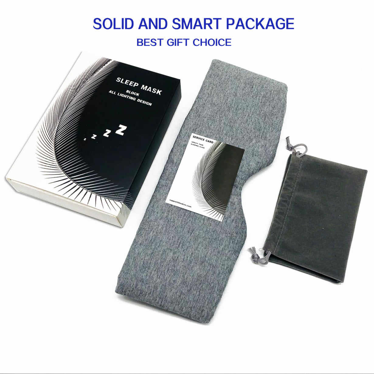 Breathable Travel Siesta Full Blackout Eye Mask Set