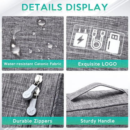 Portable  Waterproof Electronics Organiser